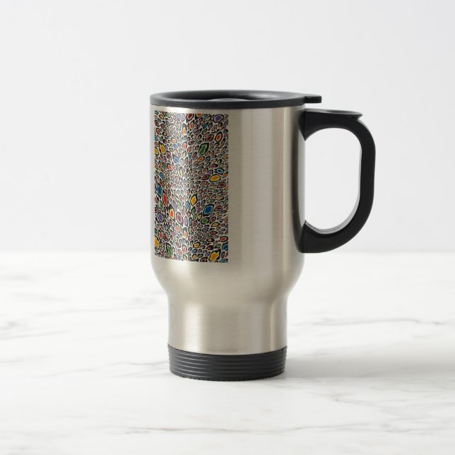 Mug De Voyage Cheetah psychédélique (Droit)