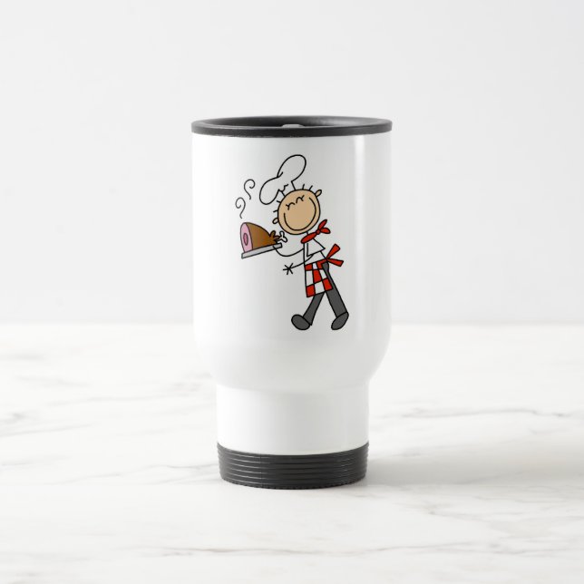 Mug De Voyage Chef avec les T-shirts et les cadeaux cuits au (Centre)