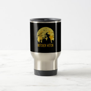 Mug De Voyage Chef cuisine cadeau halloween   sorcière cuisine