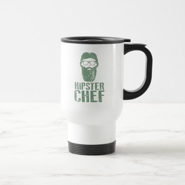 Mug De Voyage Chef Hipster (Droite)