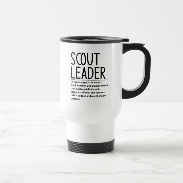 Mug De Voyage Chef scout (Droite)