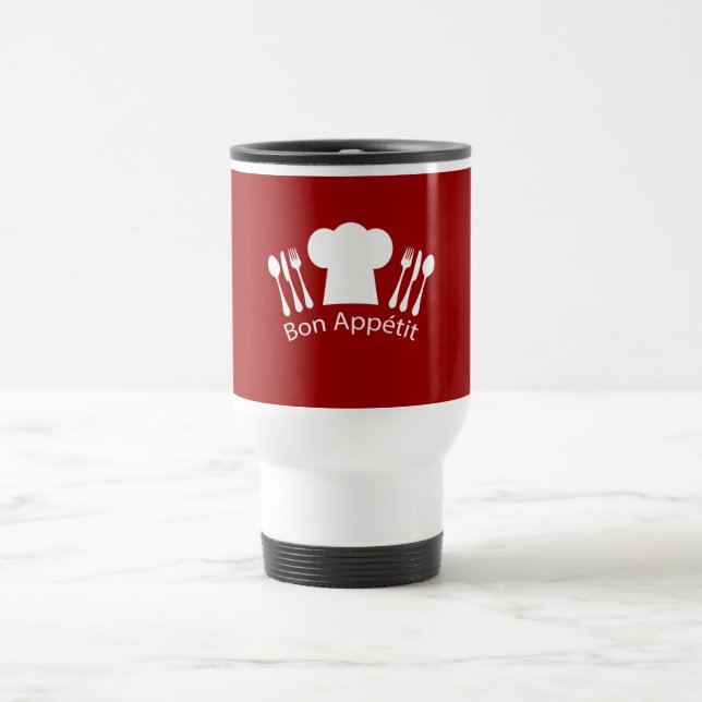 Mug De Voyage Chefs français casquette et argenterie de (Centre)