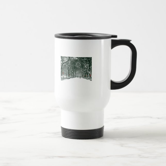 Mug De Voyage Chemin de neige de Central Park (Droite)