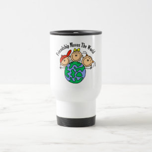 Mug De Voyage Chemise et Cadeaux Amitié fait tourner le Monde