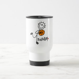 Mug De Voyage Chemises et cadeaux de basket-ball à bonhomme allu