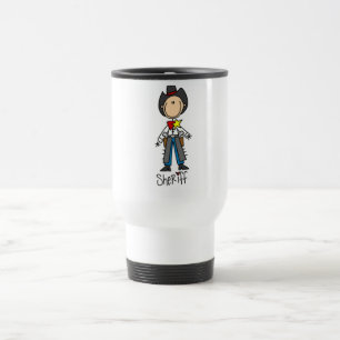 Mug De Voyage Chemises et Cadeaux de Shérif Cowboy