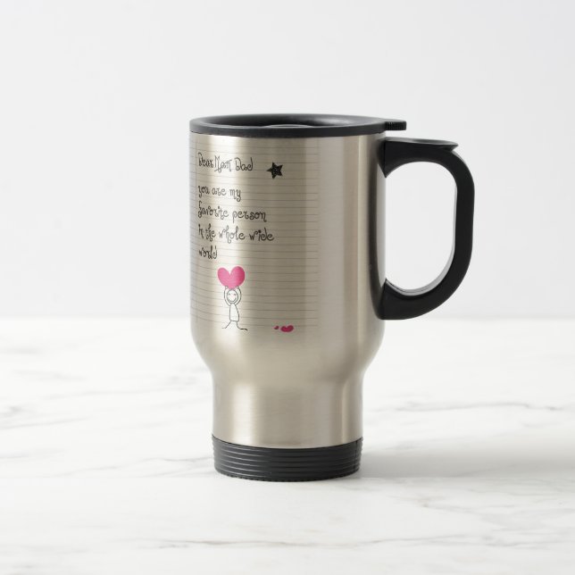Mug De Voyage Cher papa (Droit)