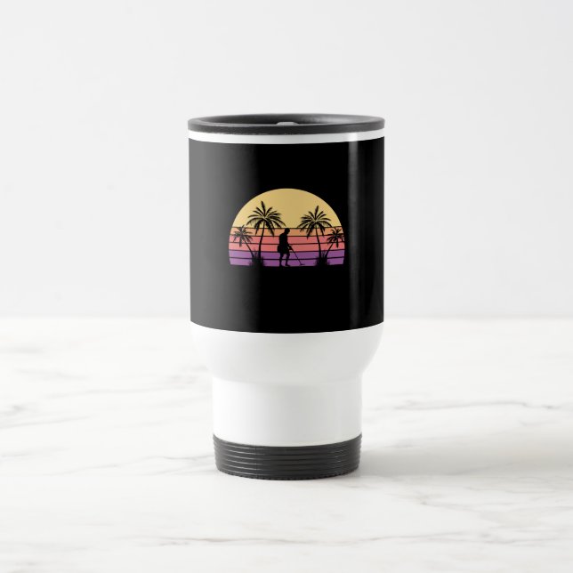Mug De Voyage Chercheur de métaux avec détecteur (Centre)