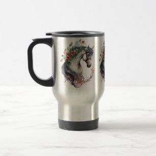 Mug De Voyage Cheval aquarelle