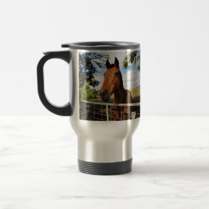 Mug De Voyage Cheval Brown Appelé Tulip,