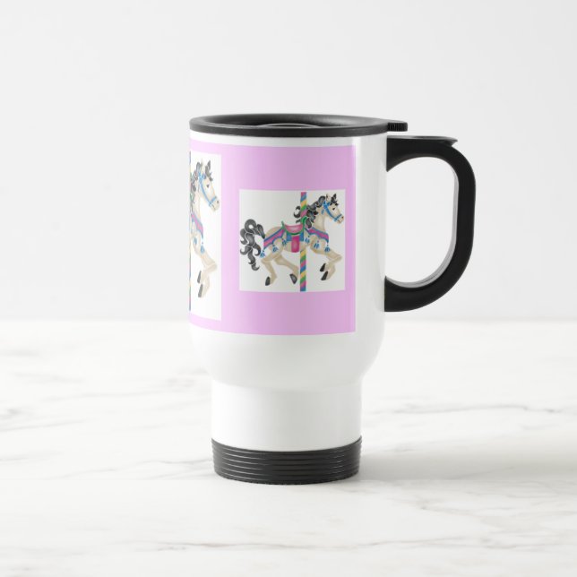 Mug De Voyage Cheval de Carosel (Droite)