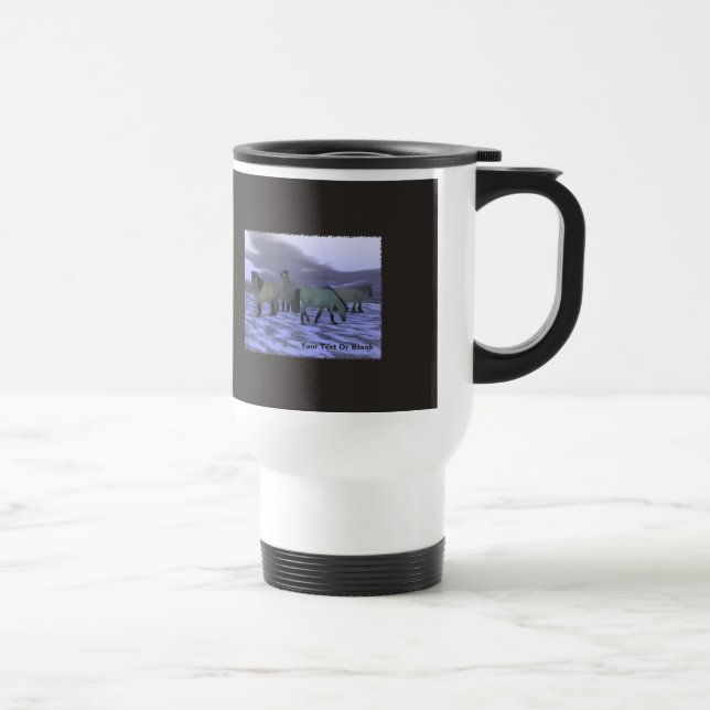 Mug De Voyage Cheval de l'aube (Droite)