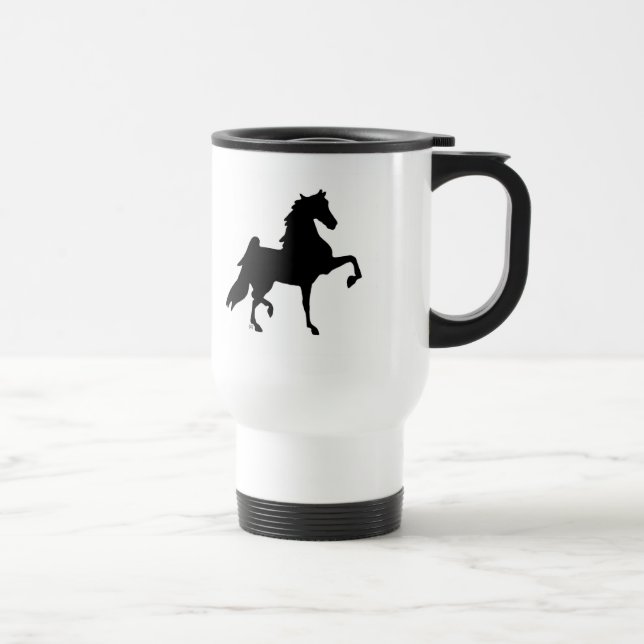 Mug De Voyage Cheval de Saddlebred d'Américain (Droite)