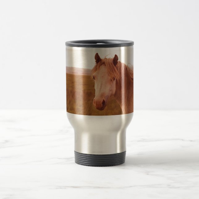 Mug De Voyage cheval sauvage vintage (Centre)