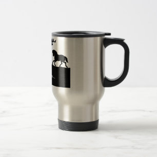 Mug De Voyage Chevaux au galop dans un paysage champêtre