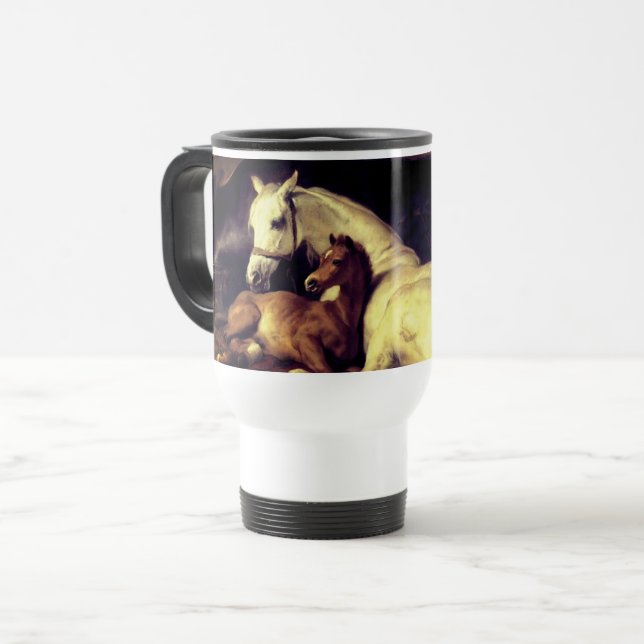 Mug De Voyage Chevaux d'atterrisseur (Devant gauche)