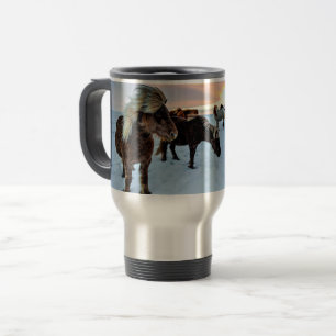 Mug De Voyage Chevaux islandais