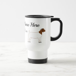 Mug De Voyage Chèvre de garde personnalisée
