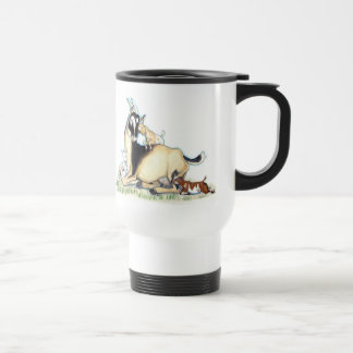Mug De Voyage Chèvre et enfants nains nigériens mignons