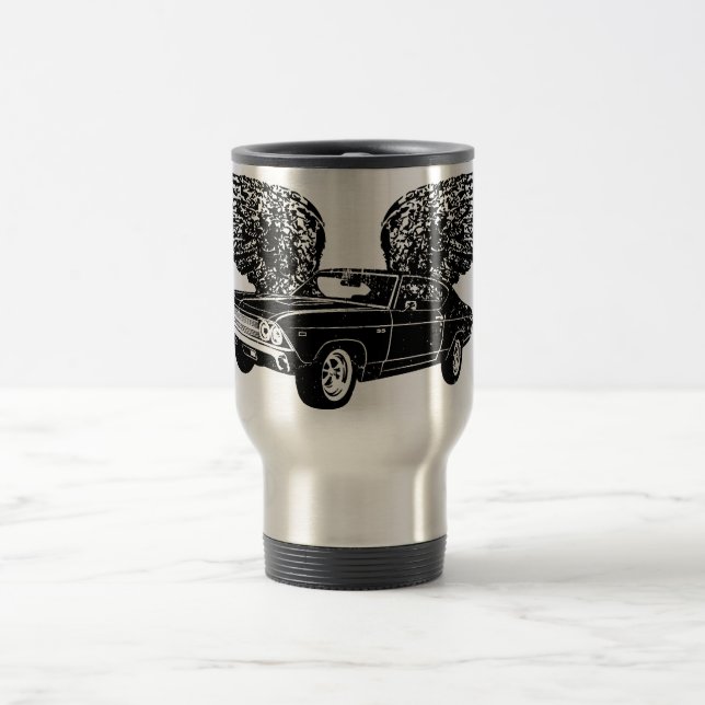 Mug De Voyage Chevrolet 1969 Chevelle 396 solides solubles (Centre)