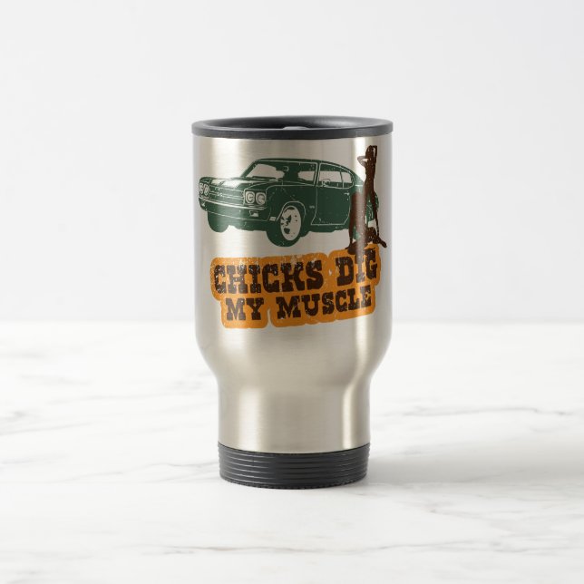 Mug De Voyage Chevrolet 1970 Chevelle solides solubles 454 (Centre)