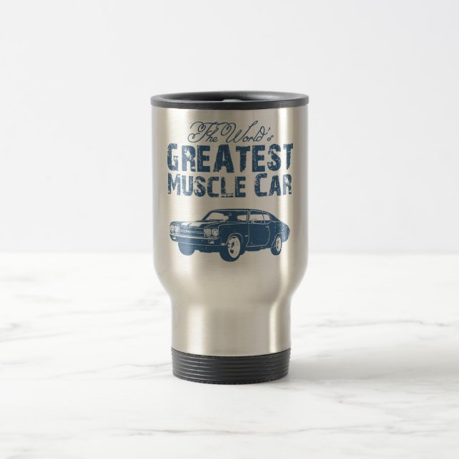 Mug De Voyage Chevrolet 1970 Chevelle solides solubles 454 (Centre)