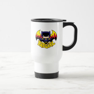Mug De Voyage Chibi Batgirl avec Gotham Skyline & Logo