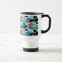 Chibi Flash, Superman et Batman Racing Motif