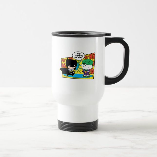 Mug De Voyage Chibi Joker Pranking Chibi Batman (Droite)