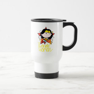 Mug De Voyage Chibi Wonder Woman Voler Avec Lasso
