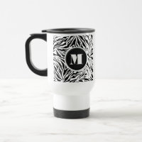 Chic Zebra Imprimer Monogramme