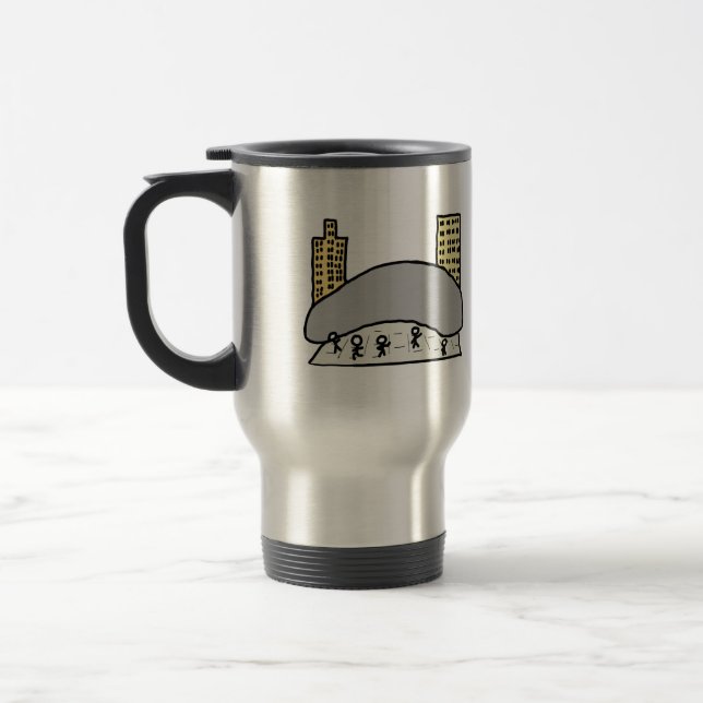 Mug De Voyage Chicago Bean (Gauche)