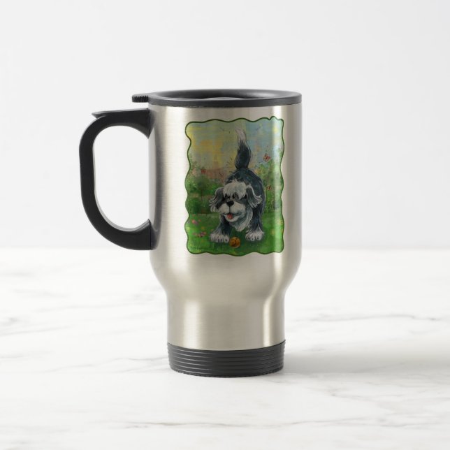 Mug De Voyage Chien à mouton escarpé (Gauche)