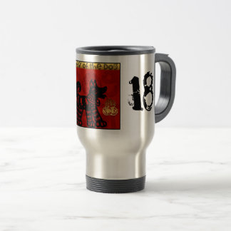 Mug De Voyage Chien Année chinoise 2018 Zodiac Boug Voyage