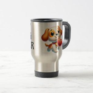 Mug De Voyage chien, chiot amour