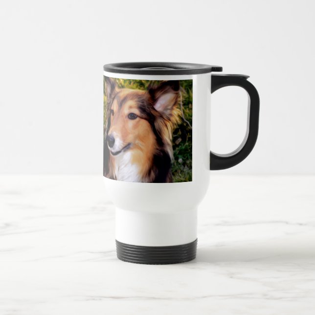 Mug De Voyage Chien de délivrance (Droite)