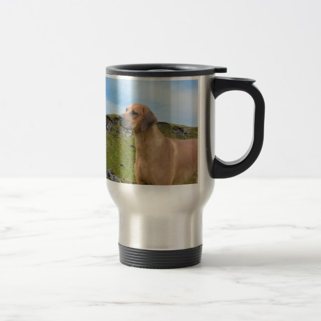 Mug De Voyage Chien doux de Rhodesian Ridgeback (Droit)