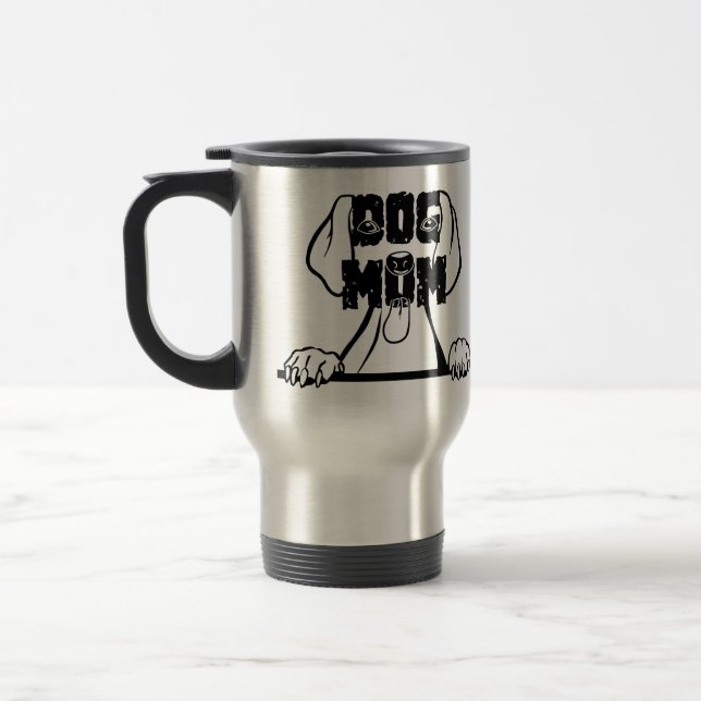 Mug De Voyage Chien Maman Voyage Musique (Gauche)