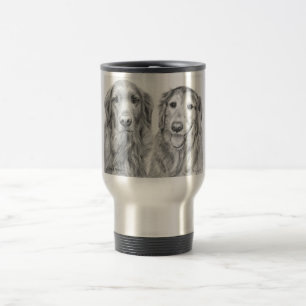 Mug De Voyage Chiens d'arrêt d'or Fred et Baxter