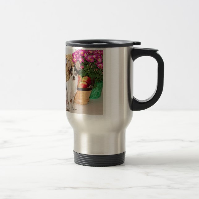 Mug De Voyage Chihuahua est à l'automne (Droit)