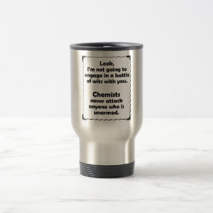 Mug De Voyage Chimiste de joute d'esprit
