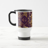 Chinoiserie Victorienne Personalisée Purple & Gold