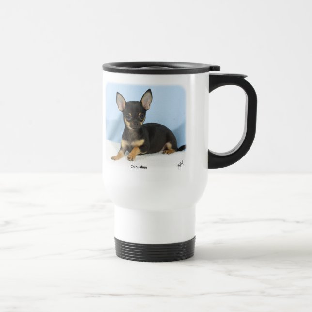 Mug De Voyage Chiot 9W079D-027 de chiwawa (Droite)
