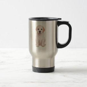 Mug De Voyage Chiot jaune de Labrador