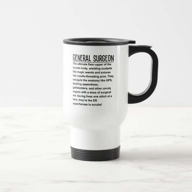 Mug De Voyage Chirurgien général (Droite)