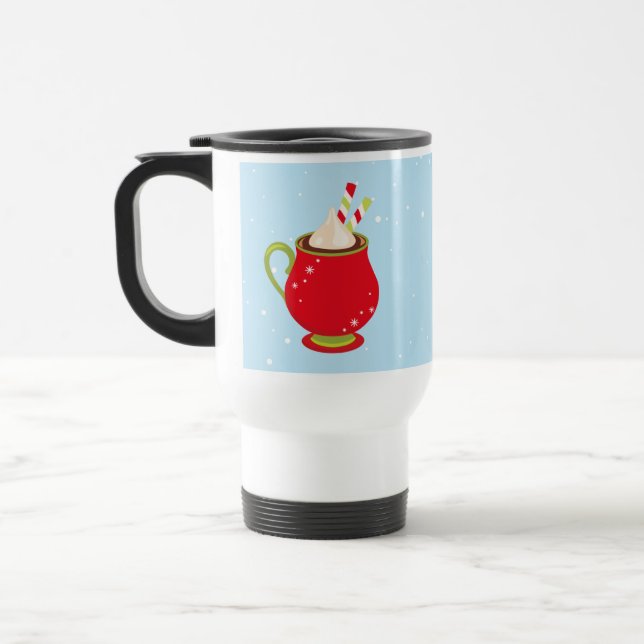 Mug De Voyage Chocolat Chaud Spécial Noël Cocoa Neige (Gauche)