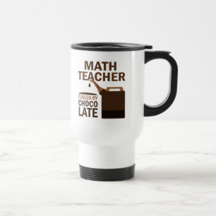 Mug De Voyage Chocolat (drôle) de professeur de maths