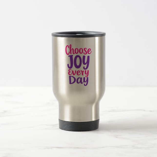 Mug De Voyage Choose Joy Everyday (Centre)