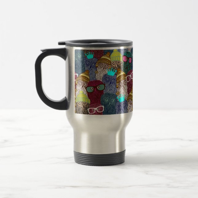 Mug De Voyage Chouette dans la couronne (Gauche)