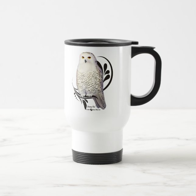 Mug De Voyage Chouette des neiges (Droite)